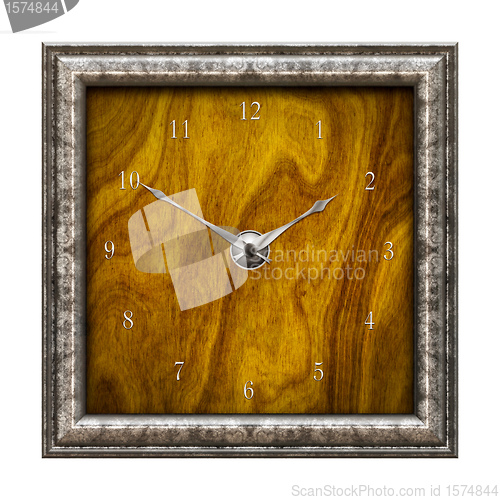 Image of clock isolated