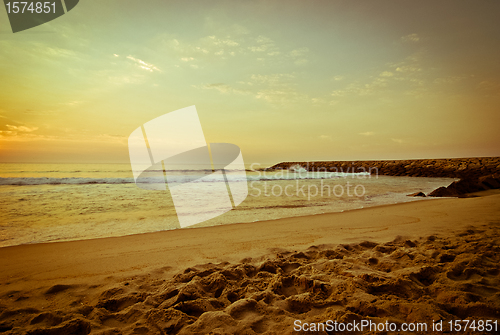 Image of Sunset on the beach