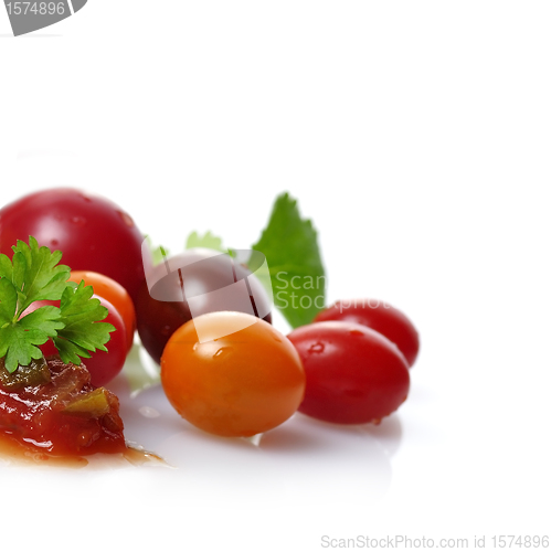 Image of Salsa And Fresh Tomatoes