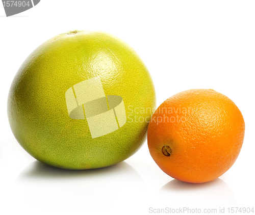 Image of Orange And Pamelo Fruits