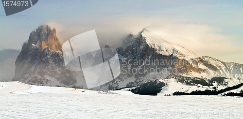 Image of winter Mountain landscape