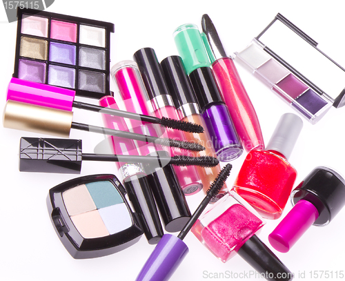 Image of set of cosmetic products