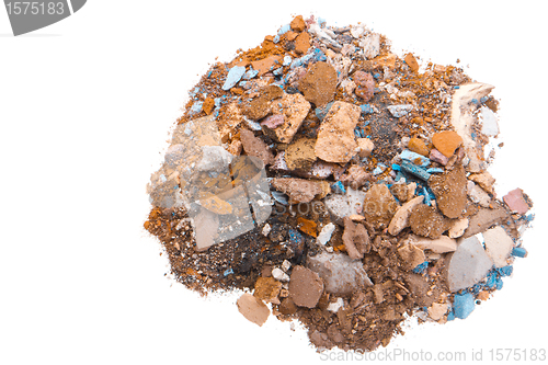 Image of crushed eyeshadows