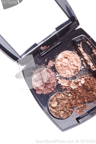 Image of crushed compact eyeshadows