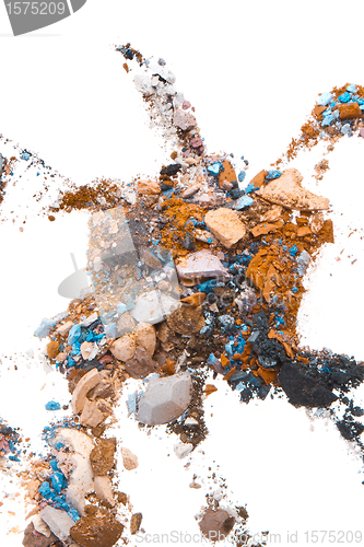 Image of crushed eyeshadows