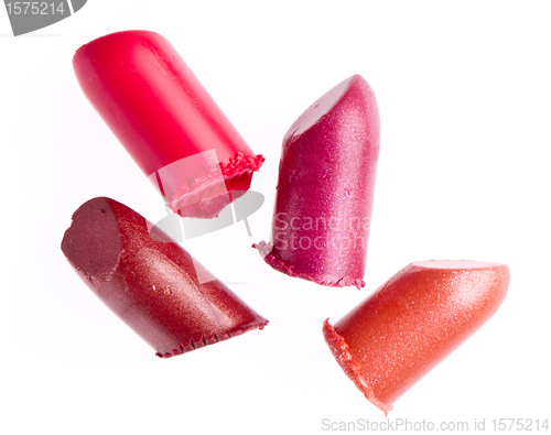 Image of scraps of lipstick