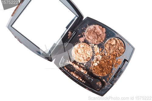 Image of crushed compact eyeshadows