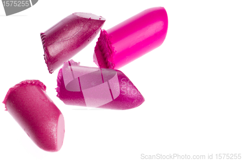 Image of scraps of lipstick