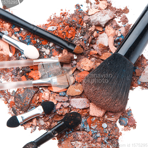 Image of crushed eyeshadows