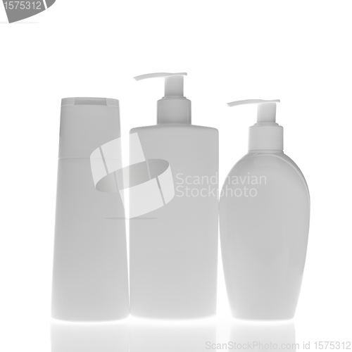 Image of cosmetic bottles