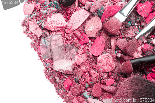 Image of crushed eyeshadows