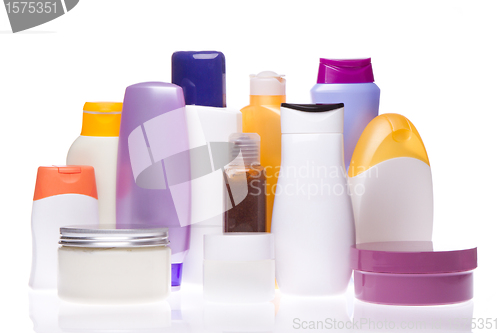 Image of cosmetic bottles