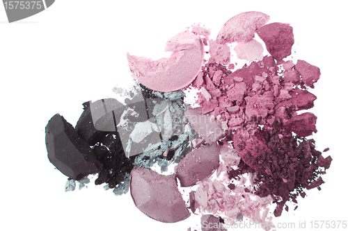Image of multicolored crushed eyeshadows