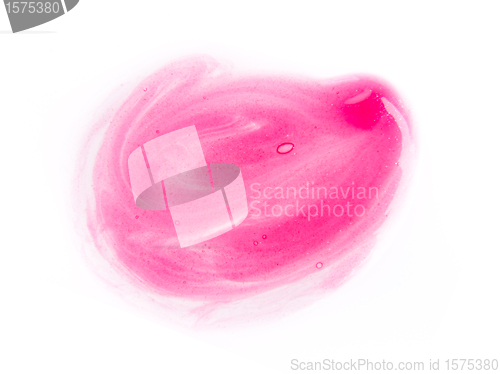 Image of lip gloss smudge