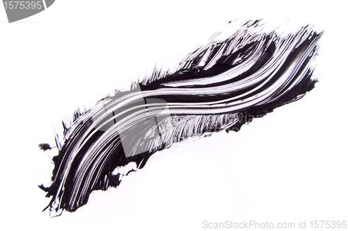 Image of black mascara stroke