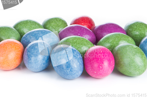 Image of easter eggs isolated
