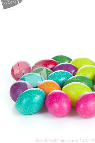 Image of easter eggs isolated