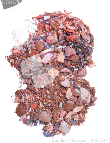 Image of crushed eyeshadows