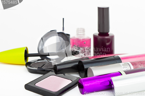 Image of collection of make-up