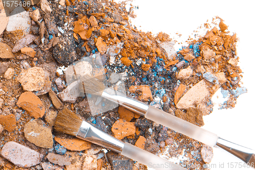 Image of crushed eyeshadows