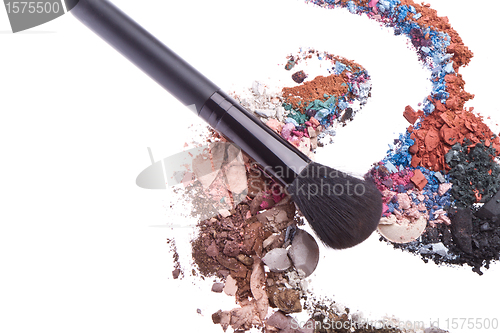 Image of crushed eyeshadows