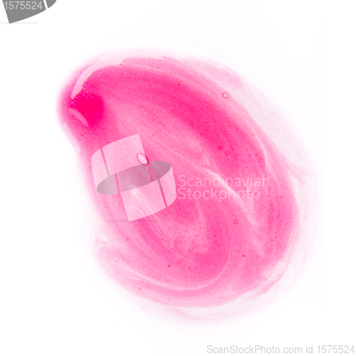 Image of lip gloss smudge