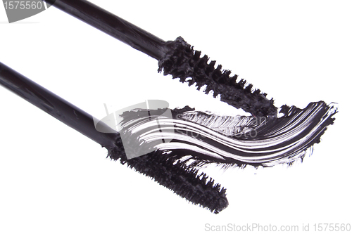 Image of black mascara stroke