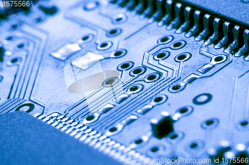 Image of electronic circuit board