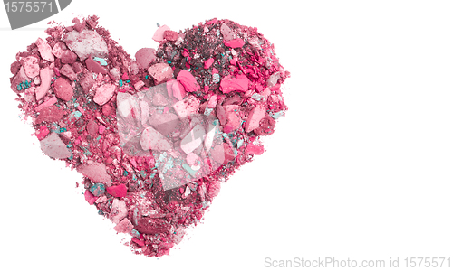 Image of crushed eyeshadows