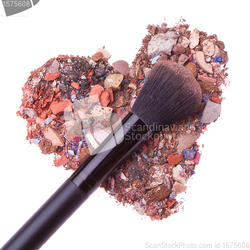 Image of crushed eyeshadows