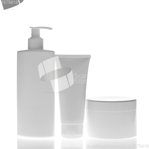 Image of cosmetic bottles