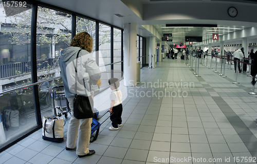 Image of Family at the airport