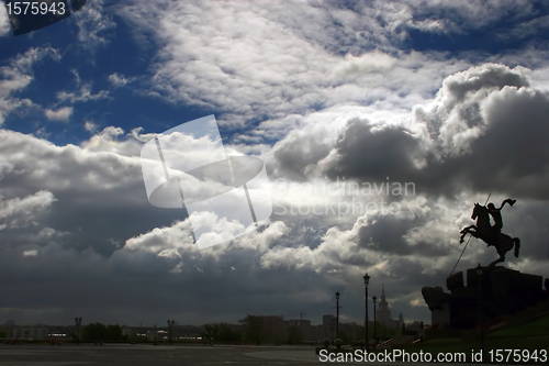 Image of The storm sky.  