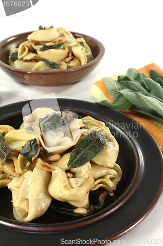 Image of tortellini with sage butter