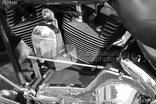 Image of Chromed Motorbike