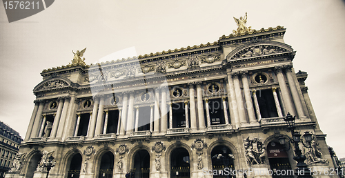 Image of Opera Facade in Paris