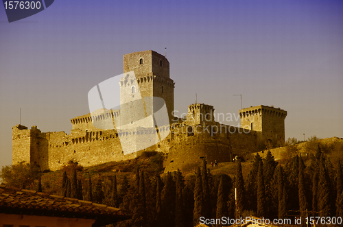 Image of Architecture Detail of Assisi in Umbria