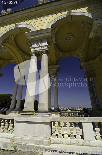 Image of Arches of The Gloriette in Schonbrunn Castle