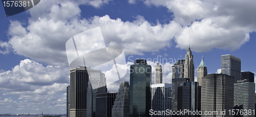 Image of Panoramic View of New York City Buildings