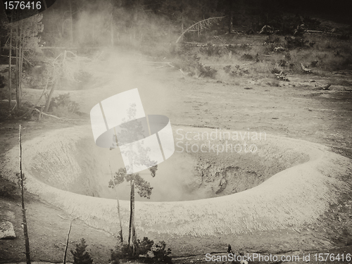 Image of Yellowstone Geyser