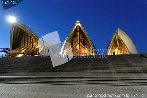 Image of Evening approaching Sydney Harbour