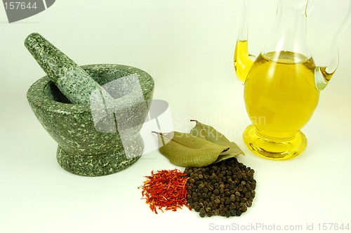 Image of Oil and spices