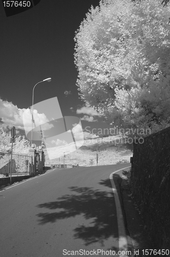 Image of Infrared Picture of Barga, Italy