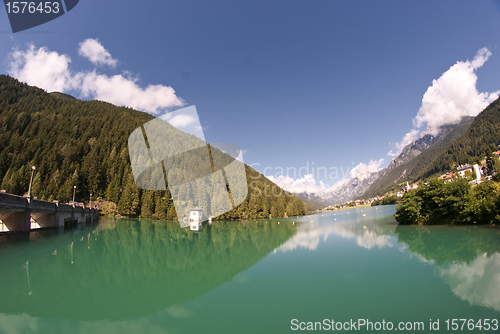 Image of Auronzo Lake, Dolomites