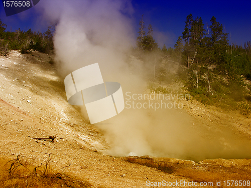 Image of Yellowstone Geyser