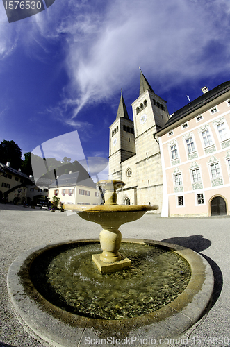 Image of Typical German Architecture in Regensburg