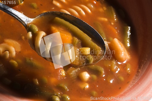 Image of vegetable soup