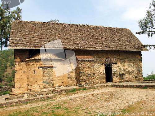 Image of St. Mary's church. Asinou. Cyprus