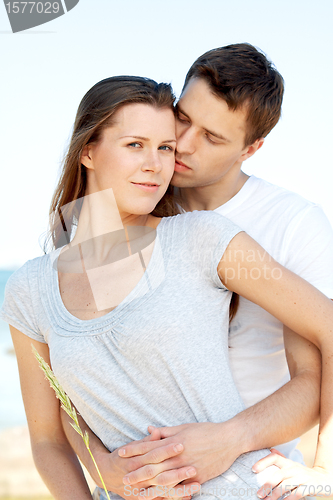 Image of Dreamy young couple