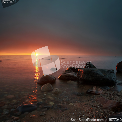 Image of Mysterious sunset